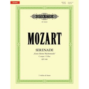 Mozart: Serenade in C Major KV 648, ‘Ganz kleine Nachtmusik’ (String Trio)