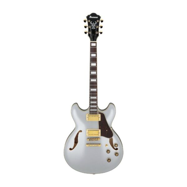Ibanez AS73G-MSF Semi-Hollow Guitar, Moonstone Silver Flat