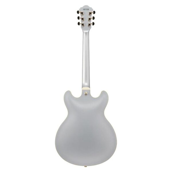 Ibanez AS73G-MSF Semi-Hollow Guitar, Moonstone Silver Flat - Image 2