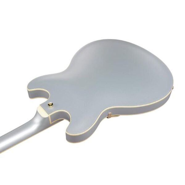 Ibanez AS73G-MSF Semi-Hollow Guitar, Moonstone Silver Flat - Image 5