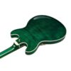 Ibanez AS Series AS93FM-TMG Flamed Maple Semi-Hollow Guitar, Transparent Moss Green - Image 5