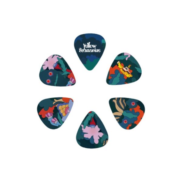 D'Addario Beatles Yellow Submarine 55th Anniversary Guitar Pick Tin, Under the Sea, Medium Picks (.70mm), 15-Pack - Image 2