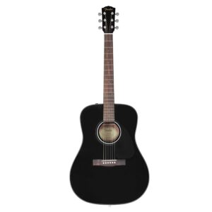 Fender CD-60 V3 Acoustic Guitar, Black, with Hard Case