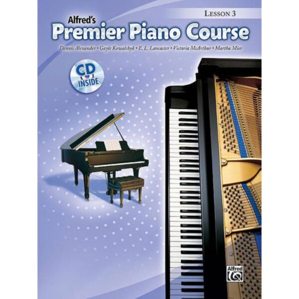 Alfred's Premier Piano Course, Lesson 3 w/CD