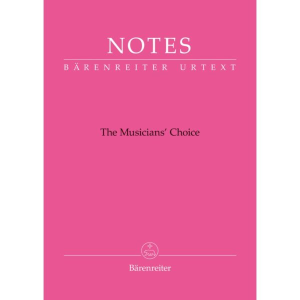 Barenreiter Notes Manuscript and Notebook, Chopin Pink