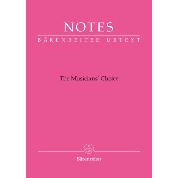 Barenreiter Notes Manuscript and Notebook, Chopin Pink