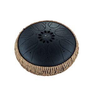 Meinl Sonic Energy MOSTD1BK Octave Steel Tongue Drum, Black, B Minor