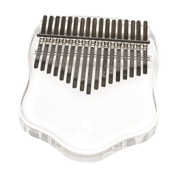 Stagg Crystal Kalimba, 17 Keys, Acrylic, C Major Diatonic