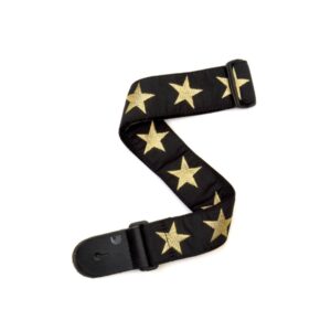 D'Addario Woven Guitar Strap, Gold Star
