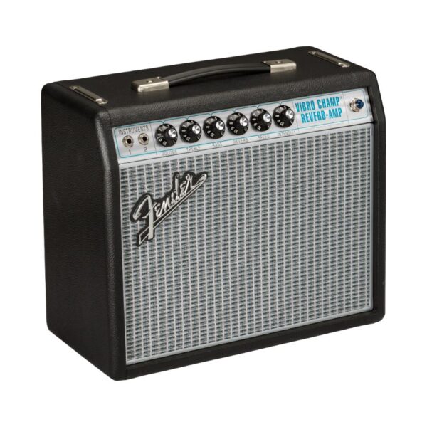 Fender '68 Custom Vibro Champ Reverb Guitar Combo Amp - Image 3