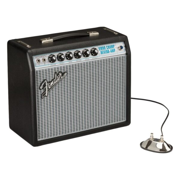 Fender '68 Custom Vibro Champ Reverb Guitar Combo Amp - Image 4