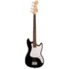 Squier Bronco Bass, Laurel Fingerboard, White Pickguard, Black