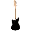 Squier Bronco Bass, Laurel Fingerboard, White Pickguard, Black - Image 2