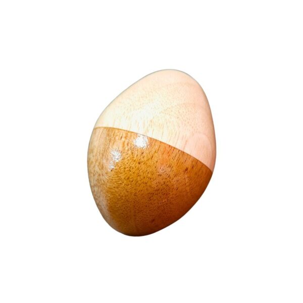 Juno Wooden Egg Shaker, Acacia (Fair Trade)