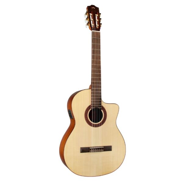 Cordoba C5-CE-SP Cutaway Electro Classical Guitar, Solid Spruce Top - Image 4