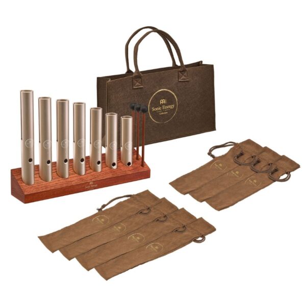 Meinl Sonic Energy WWTSETCHA Wah-Wah Tube Chakra Set, 432Hz, 7-Piece Set with Stand - Image 3