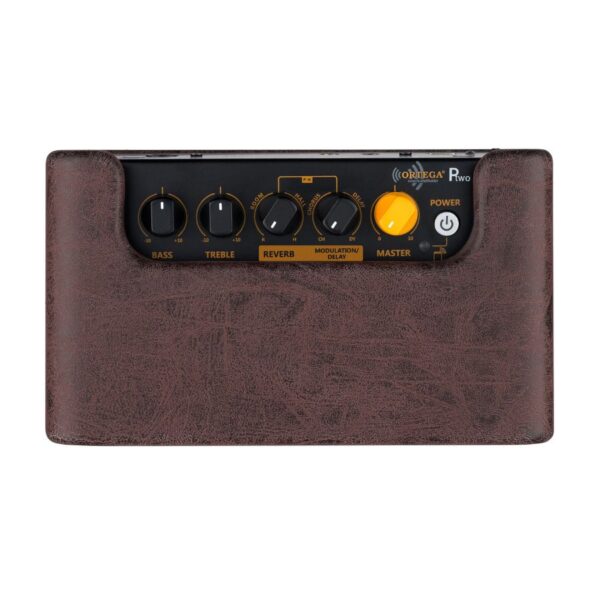 Ortega PTWO Portable Bluetooth Acoustic Guitar Amp/Speaker with Effects, 12 Watt - Image 3