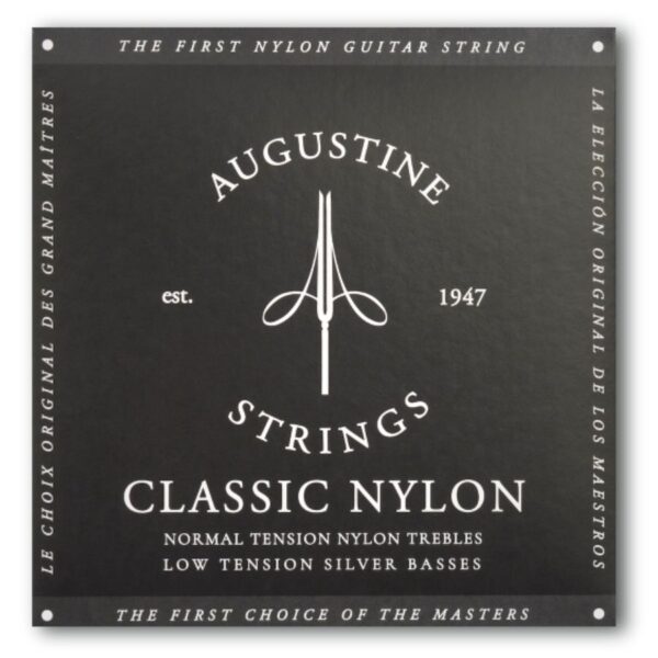 Augustine Black Label Classical Guitar String, E (High)