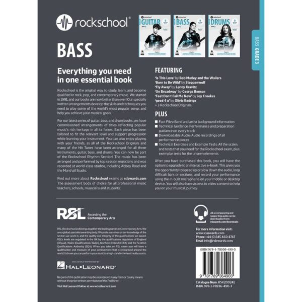 Rockschool Bass 2024, Grade 3 - Image 2