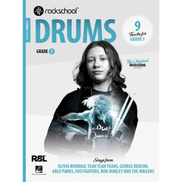 Rockschool Drums 2024, Grade 3
