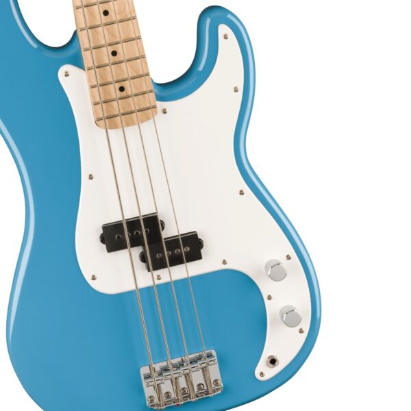 Squier Sonic Precision Bass, Maple Fingerboard, White Pickguard California Blue - Image 3