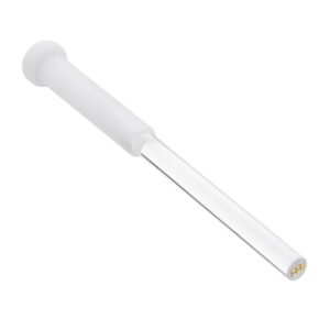 Meinl Sonic Energy CSBRHLT Half-Coated Crystal/Silicone Singing Bowl Rod, 26.5cm Large