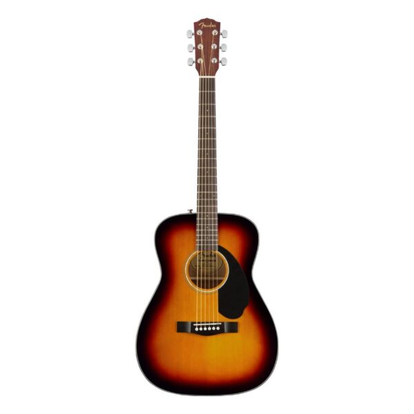 Fender CC-60C Concert Acoustic Guitar, Solid Spruce Top, 3-Color Sunburst