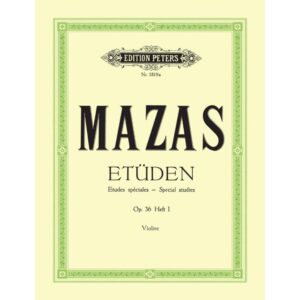 Mazas: Studies Op.36, Vol 1, 'Etudes spéciales' (Violin)