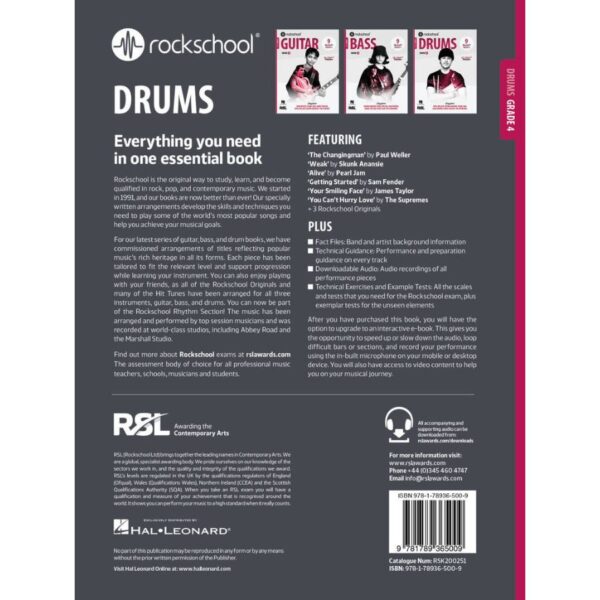 Rockschool Drums 2024, Grade 4 - Image 2