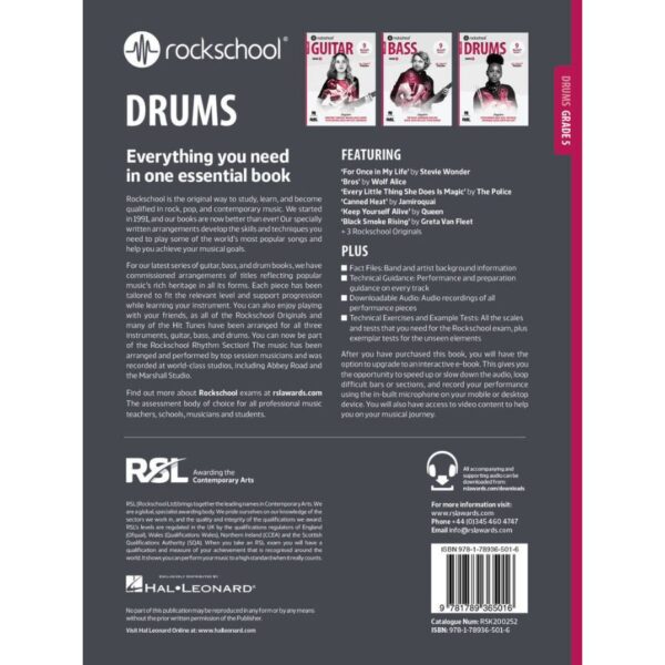 Rockschool Drums 2024, Grade 5 - Image 2