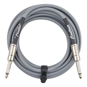 Fender Contour 18.6ft Instrument Cable, Inca Silver