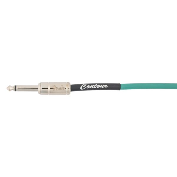Fender Contour 10ft Instrument Cable, Sherwood Green - Image 2