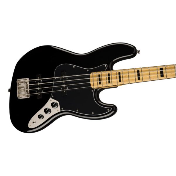 Squier Classic Vibe 70s Jazz Bass, Maple Fingerboard, Black - Image 4