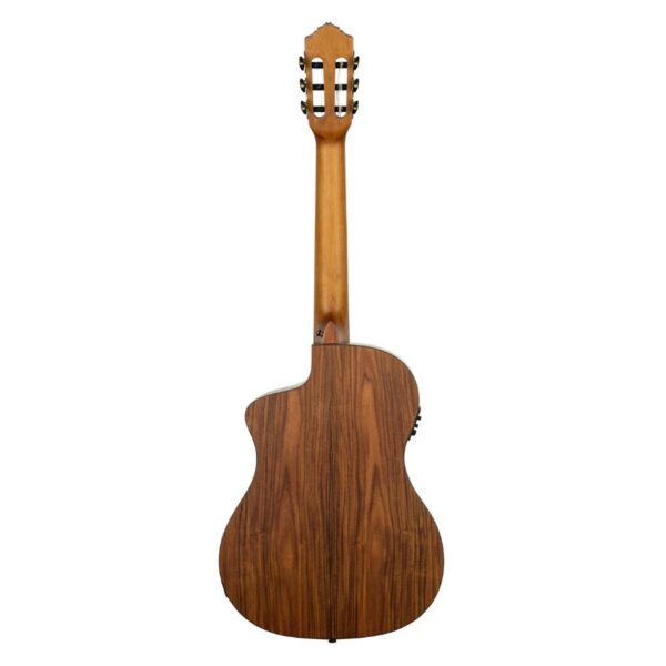 Ortega RCE23RO Thermo Series Nylon String Guitar, Satin Dark Brown, with Gig Bag - Image 2