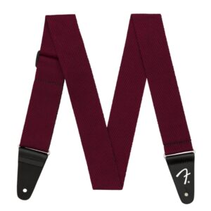 Fender Modern Tweed 2" Guitar Strap, Red/Black