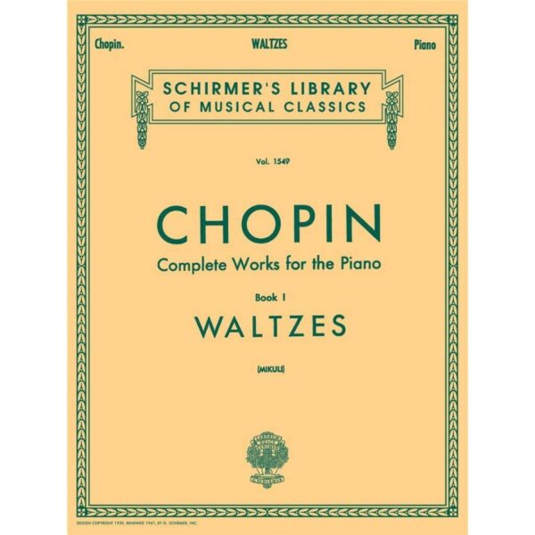 Chopin: Waltzes (Schirmer)