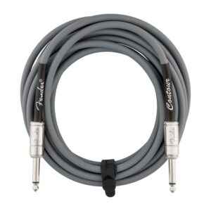 Fender Contour 15ft Instrument Cable, Inca Silver