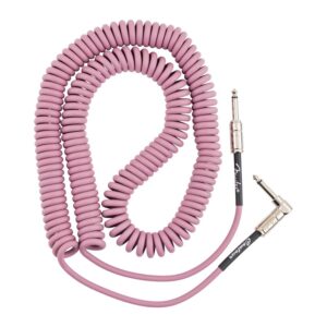 Fender Contour 30ft Coiled Cable, Burgandy Mist