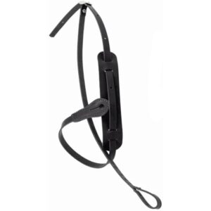 Leathergraft Mandolin Leather Strap, Black