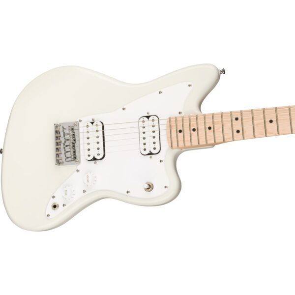 Squier Mini Jazzmaster Maple Fingerboard Olympic White - Image 4