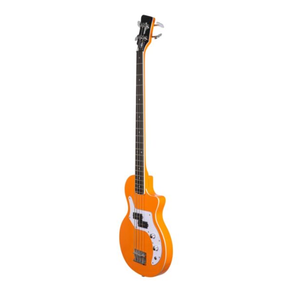 Orange O Bass 4-String Electric Bass Guitar, Orange, with Bag - Image 3