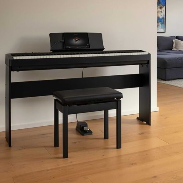 Kawai HML-3 Piano Stand for ES60, Black - Image 2