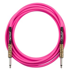 Fender Joe Strummer Cable, 13ft/4m, Pink Leopard