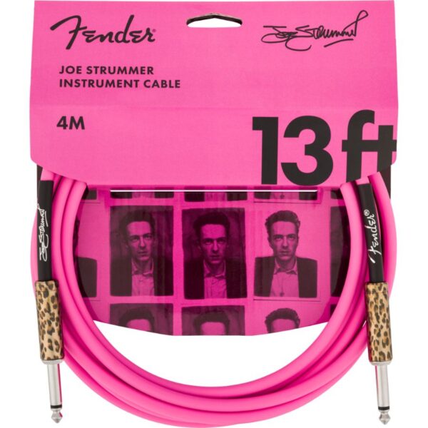 Fender Joe Strummer Cable, 13ft/4m, Pink Leopard - Image 4