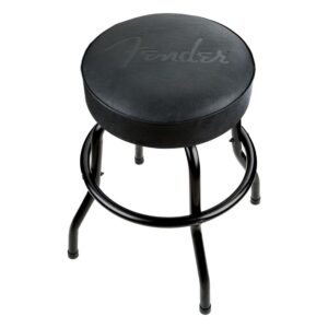 Fender Blackout Barstool, 24", Embossed Black Logo