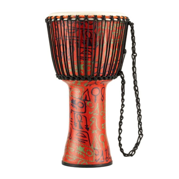 Meinl Travel Series PADJ1-L-G African Djembe, Pharoah's Script, 12", Goat Head - Image 2