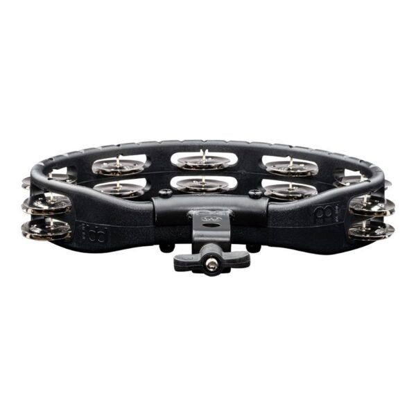 Meinl Headliner HTMT2BK Mountable ABS Tambourine, Steel Jingles, Black - Image 4