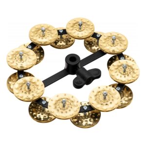 Meinl Headliner HTHH2B-BK Hi-Hat Tambourine, Dual Row, 5"