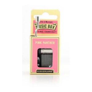 Kikkerland Hand Crank Piank Panther Music Box