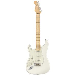 Fender Player Stratocaster Left Handed Electric Guitar, Polar White/Maple, (Ex-Display)